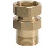 RACCORDI IN OTTONE GIALLO CONFORME ACQUA E GAS UNI EN 10226-1 (ex ISO 7) ITALY