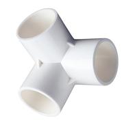 Raccordi in PVC a 3 vie con diametro interno Raccordi a gomito in PVC a 3 vie Connettori per tubi dell'acqua per irrigazione Tubi di irrigazione Three-connection 20mm