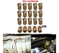 Raccordi linea freno dadi estremità unione maschio zinco set per tubo 3/16" raz