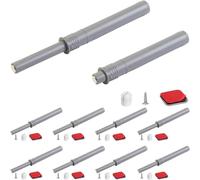 Raccordi per armadi aperti tramite push-to-open, confezione da 10 chiavistelli a pressione e serratura per porte nascoste, chiusure a tocco e chiusura a scatto, rilascio push per cassetti,