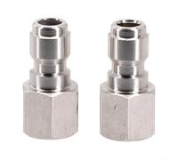 Raccordi per idropulitrice a innesto rapido in acciaio inox 1/4 NPT per cannoni e detergenti in schiuma spray (1/4 femmina)