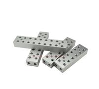 Raccordi per linee pneumatiche, Collettore di lubrificazione centralizzata, blocco divisore 1/4" BSP femmina, alluminio massiccio, 2x2-10 vie, 8-24 porte(2x7 Ways 18 Ports)