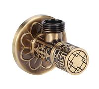 Raccordi per rubinetti con valvola ad angolo retrò in ottone per bagno