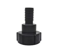 Raccordi per serbatoio IBC da 2,5 cm con anello di tenuta, connettore per rubinetto adatto per tubo da giardino 25 mm, adattatore per valvola