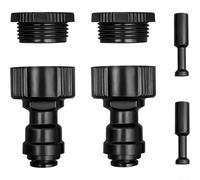 Raccordi per tubi ad innesto rapido da 8 mm, design completamente nero resistente ai raggi UV, per irrigatori e sistemi di irrigazione