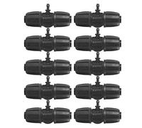 Raccordi per tubi da giardino con connettore a tee spinato materiale POM di alta qualità per sistemi di irrigazione giardini di atomizzazione da 10 pcs da 16 mm a 47 mm