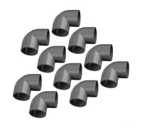 Raccordi per tubi dell'acqua in PVC, 90 gradi, diametro 50 mm, con manicotto in PVC, adatto per vari sistemi idrici tra cui impianti di irrigazione e piscine