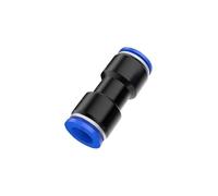 Raccordi per tubi flessibili dell'aria 100 pezzi PE PU PG PY PW connettori aria 4 6 8 10 12 mm raccordo pneumatico collegamento rapido tubo flessibile in plastica connettore tubo(16mm(100pcs),PY)