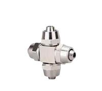Raccordi per tubi flessibili dell'aria 1PC Raccordo pneumatico in lega di rame Connettore rapido for tubo flessibile 4 6 8 10 12 14 16MM(KLZA,14MM)