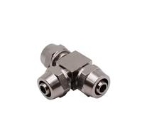 Raccordi per tubi flessibili dell'aria 1PC Raccordo pneumatico in lega di rame Connettore rapido for tubo flessibile 4 6 8 10 12 14 16MM(KLE,4MM)
