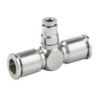 Raccordi per tubi flessibili dell'aria Tubo flessibile di collegamento del tubo flessibile di riduzione del metallo aria pneumatica da 5/10 pezzi, set rapido(8mm - 6mm - 8mm,5pcs)