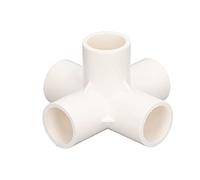 Raccordi Per Tubi In Pvc Raccordi Per Tubi In Pvc A 5 Vie Raccordi A Gomito In Pvc Conduttura A Cinque Vie,10 Pezzi Raccordi Per Tubi In Pvc 20mm 5 Vie Ad Angolo Retto Connettore (Bianco)