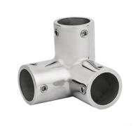 Raccordi per tubi per corrimano marini in acciaio inossidabile 316 a gomito a 90 gradi per reti idrauliche e tubazioni efficaci (22 mm)