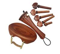 Raccordi per violino in palissandro Impostazione pioli Mentoniera Peg Endpin 4/4 Full Size accessori per violino