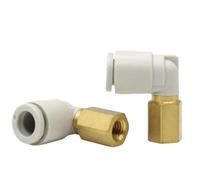 Raccordi pneumatici a gomito con filettatura interna serie KQ2LF 10/20 pezzi Connettore rapido KQ2LF04-M5 KQ2LF06-M5 KQ2LF08-01 KQ2LF10-02(KQ2LF12-02,10PCS)