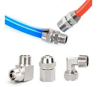 Raccordi pneumatici in rame Raccordo aria OD 4 6 8 10 12 mm Filettatura 1/8 3/8 1/2" 1/4" Connettore rapido for tubi flessibili Connettori for tubi 1 pz(8-03,KPCF)