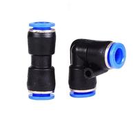 Raccordi pneumatici PV PU, connettori for tubi dell'acqua, tubi dell'aria, giunti rapidi, giunti di rilascio 4/6/8/10/12/16 mm, a pressione, 10 pezzi(PU8)