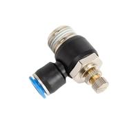 Raccordi pneumatici rapidi modello SL M5 Valvola a farfalla 1/8" 1/4" 3/8" 1/2" 4 6 8 10 12mm Tubo flessibile regolabile 5 pezzi(SL12-03,5pcs)