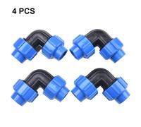 Raccordi tipo unione gomito Quick Connect lunga durata per tubi acqua set di 4