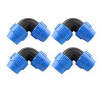 Raccordi tipo unione gomito Quick Connect lunga durata per tubi acqua set di 4