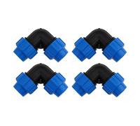 Raccordi tipo unione gomito Quick Connect lunga durata per tubi acqua set di 4