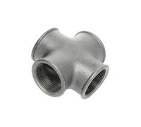 Raccordo 1"1/4 a Croce in ghisa malleabile 90°