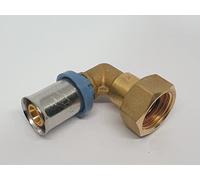 Raccordo a 90°, 16 x 2 - 3/4", tubo composito multistrato