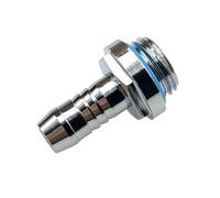 Raccordo a barra per raffreddamento ad acqua per PC, connettore in ottone a due tocchi, con placcatura cromata, filettatura G1/4, raccordo a pagoda compatibile con acqua CPU/GPU, radiatori, (4 mm)