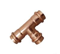 Raccordo a compressione a forma di V, raccordo a compressione, design a T, utilizzato per giunti in rame (6 punti)