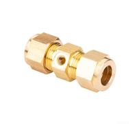 Raccordo a compressione a T in ottone per tubi di dimensioni standard in servizi di edilizia residenziale e commerciale (4)