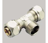 RACCORDO A COMPRESSIONE A TEE MASCHIO TIEMME - 16 x 1/2 x 16