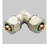 RACCORDO A COMPRESSIONE CURVO DOPPIO TIEMME 32 x 32