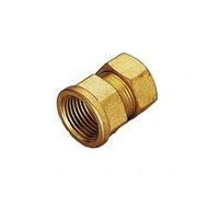 Raccordo A Compressione Dritto Femmina 16 X 1/2" Per Rame Tiemme