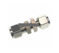 Raccordo a compressione for passaparete in acciaio inossidabile 304 con diametro esterno da 1/8" for tubi