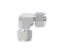 Raccordo a compressione for tubo in acciaio inossidabile SUS316L, 2000 PSI, gomito a 90 gradi, 1/16"-1" da 3-25 mm, 1 pezzo(10mm,UNF Nut)