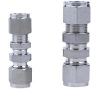 Raccordo a compressione for tubo in acciaio inossidabile SUS316L da 6000 PSI, 1/16"-1", 3-25 mm, con dado di bloccaggio UNF, 1 pezzo(12.7mm 1l2 Inch,UNF Nut SP)