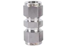 Raccordo a compressione for tubo in acciaio inossidabile SUS316L da 6000 PSI, 1/16"-1", 3-25 mm, diametro esterno del tubo, con dado di bloccaggio UNF, 1 pezzo(8mm,UNF Nut)