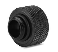 Raccordo a compressione per raffreddamento ad acqua per tubo rigido acrilico diametro esterno 14mm (confezione da 2 pezzi)(Nero)
