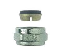 RACCORDO A COMPRESSIONE PER TUBO RAME ART.595- - F 1/2 x ø mm.16 - 5 pezzi ITAP