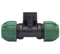 Raccordo a Compressione PN10 Tee 90 ° Femmina Misura 25X¾X25 10 Pezzi