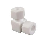 Raccordo a compressione PTFE Connettore Gomito Riduttore 2-25,4 mm Tubo OD(6.35mm To 12mm)