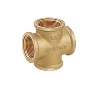 Raccordo a Croce Femmina in Ottone