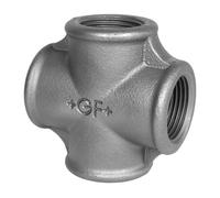 RACCORDO A CROCE ZINCATO FEMMINA DIAMETRO DA 1/2" A 3" ATUSA PO180 GF