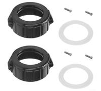 Raccordo a dado diviso da 5,1 cm, progettato per sistemi di riscaldamento Balboa e Coleman Spa, con guarnizioni e viti per un collegamento affidabile dal riscaldatore alla pompa (2 set)