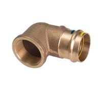 Raccordo a gomito 90 gradi IBP per acqua e gas F/F 18 mm x 3/4 P14090G01806000