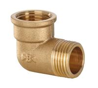 Raccordo a gomito 90 gradi per tubi IBP M/F 1/2 in ottone 8092 M04000000