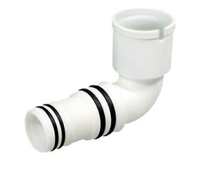 RACCORDO A GOMITO 90° PER USCITA SCARICO CONDENSA VERTICALE