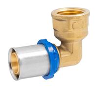 Raccordo a gomito Ape F 1/2 x 16 mm ottone ARL3103100