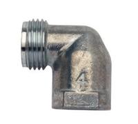 RACCORDO A GOMITO CON FILETTO MASCHIO - FEMMINA G 1/2'' M-F