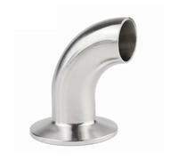 Raccordo a gomito con saldatura di testa a 90° Tri-Clamp SS304/316